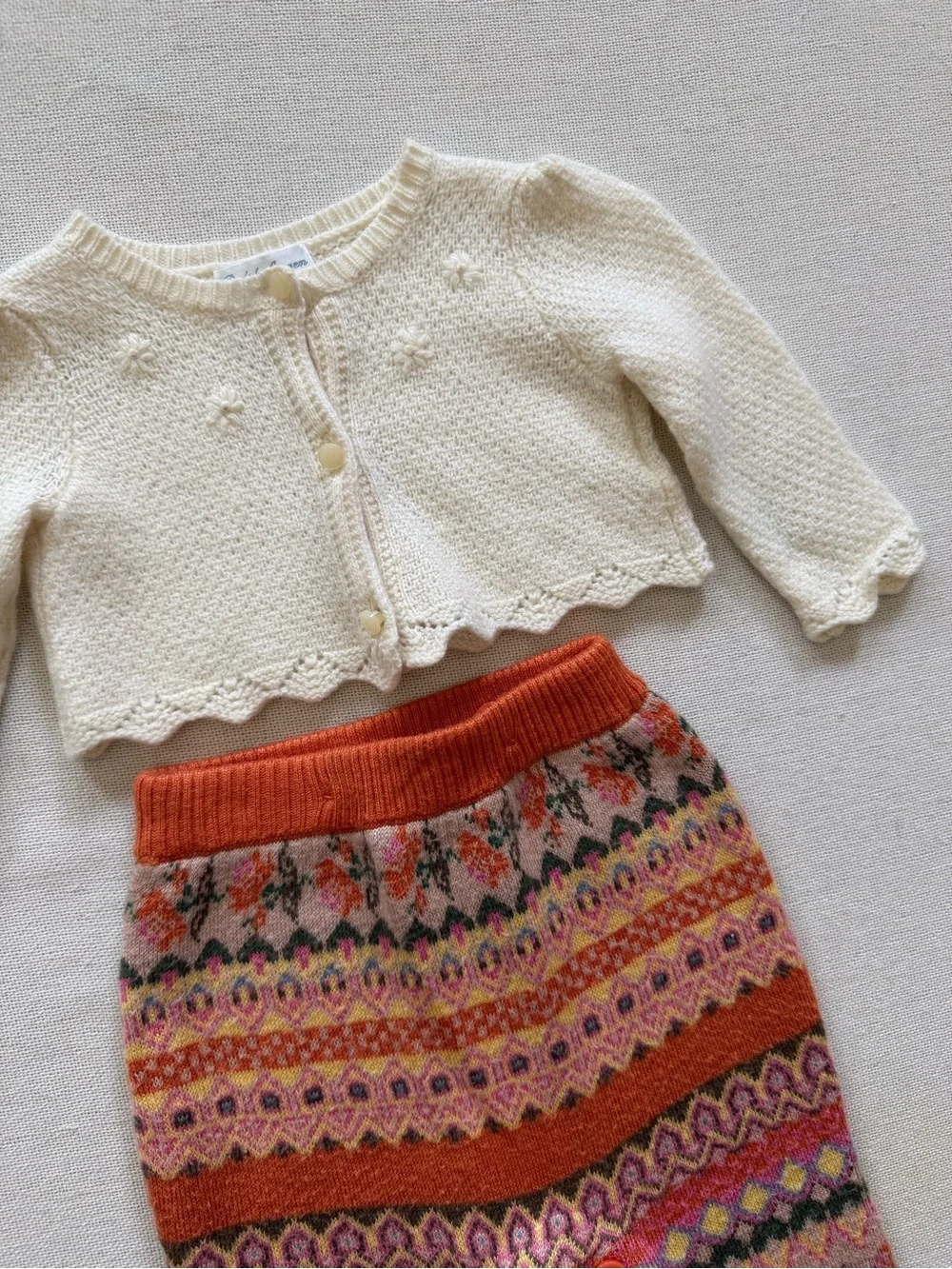 Ralph Lauren Cropped Cardigan Sweater Matilda Jane Fair Isle Pants Bundle